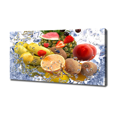 Quadro su tela Frutta e acqua