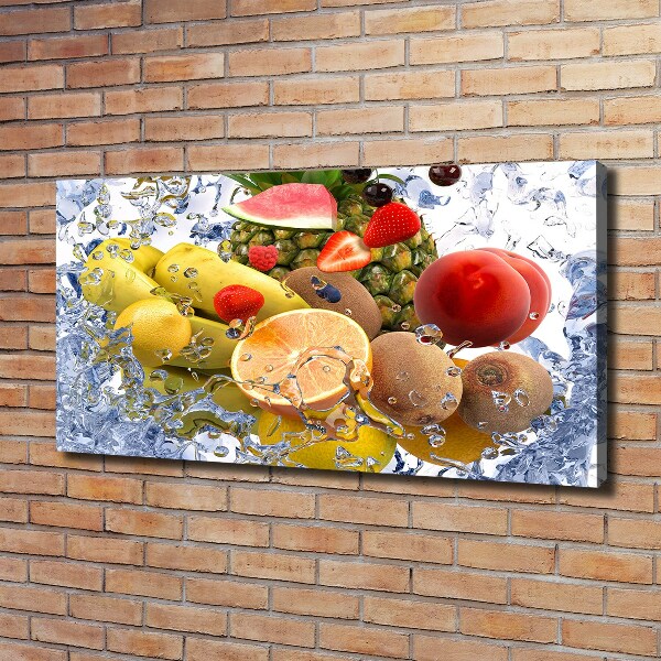 Quadro su tela Frutta e acqua