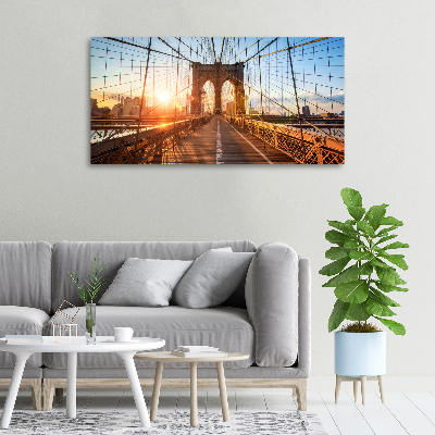 Quadro su tela Ponte di Brooklyn