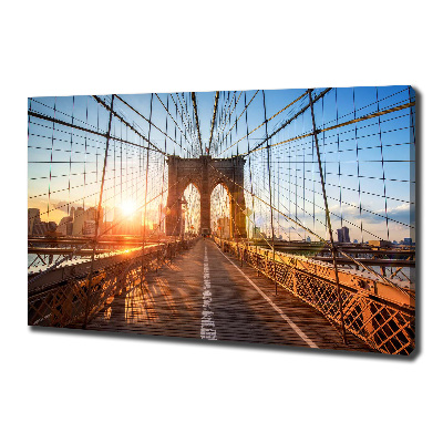 Quadro su tela Ponte di Brooklyn