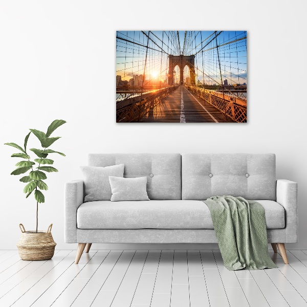 Quadro su tela Ponte di Brooklyn