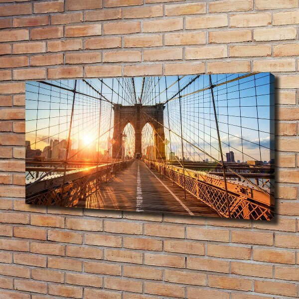 Quadro su tela Ponte di Brooklyn