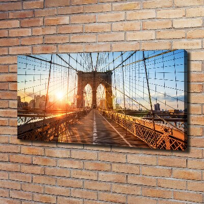 Quadro su tela Ponte di Brooklyn