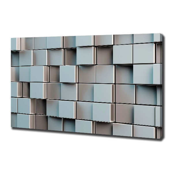 Quadro stampa su tela Muro di cubi