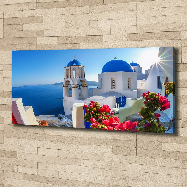 Quadro stampa su tela Santorini, Grecia