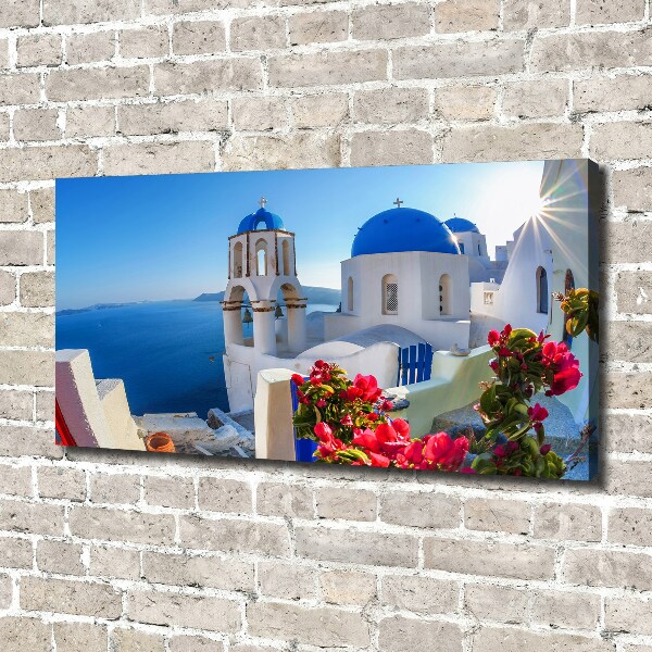 Quadro stampa su tela Santorini, Grecia