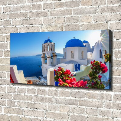 Quadro stampa su tela Santorini, Grecia