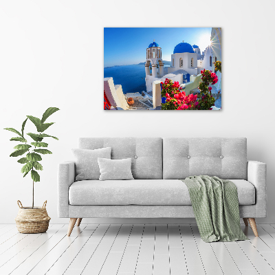 Quadro stampa su tela Santorini, Grecia