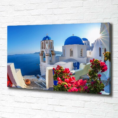 Quadro stampa su tela Santorini, Grecia