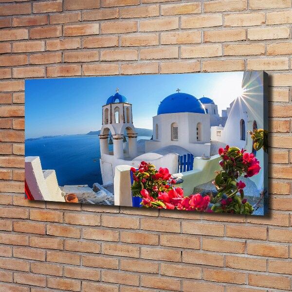 Quadro stampa su tela Santorini, Grecia
