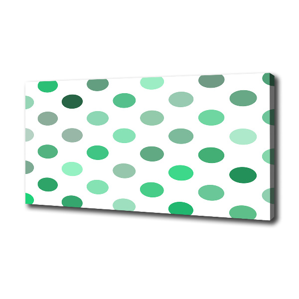 Foto quadro su tela Punti verdi
