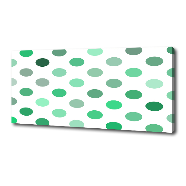 Foto quadro su tela Punti verdi