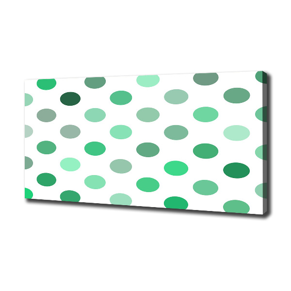 Foto quadro su tela Punti verdi