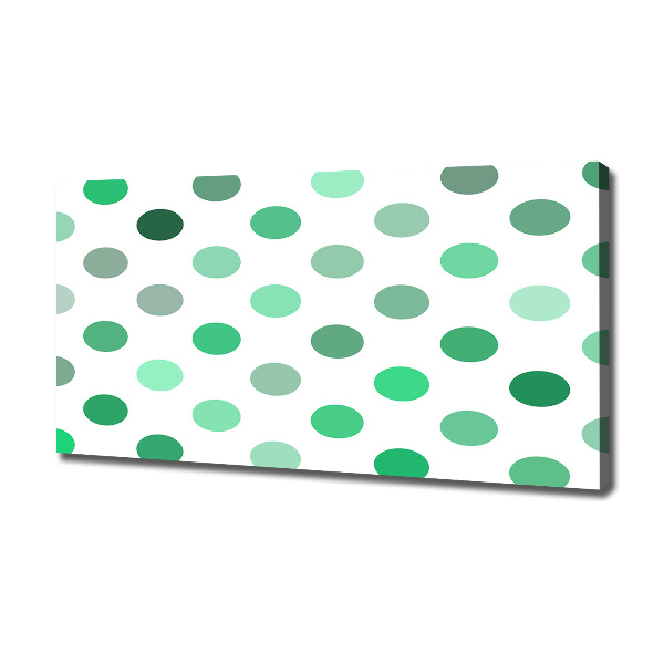 Foto quadro su tela Punti verdi