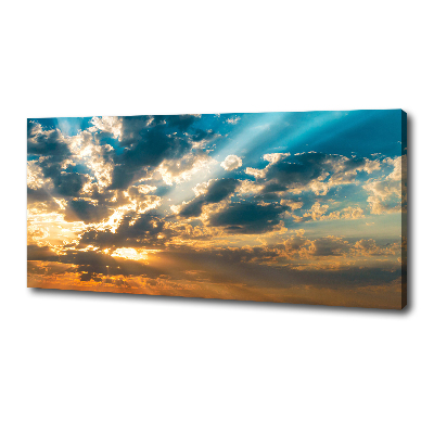Foto quadro su tela Cielo al tramonto