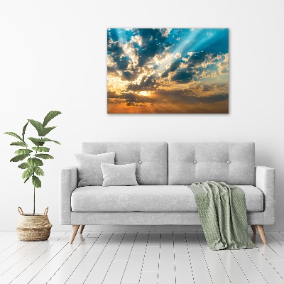 Foto quadro su tela Cielo al tramonto