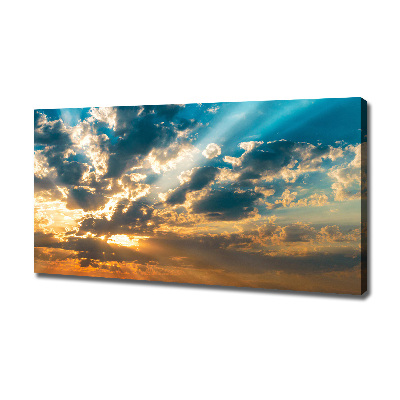 Foto quadro su tela Cielo al tramonto