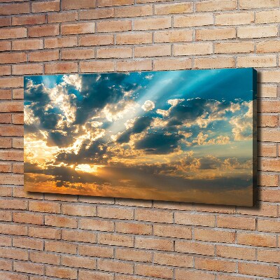 Foto quadro su tela Cielo al tramonto