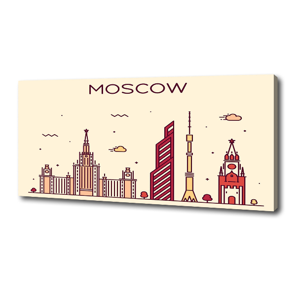 Quadro stampa su tela Edifici di Mosca