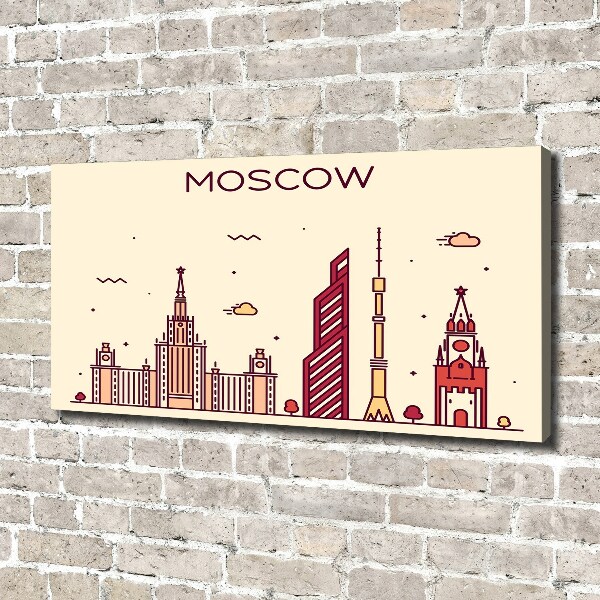 Quadro stampa su tela Edifici di Mosca
