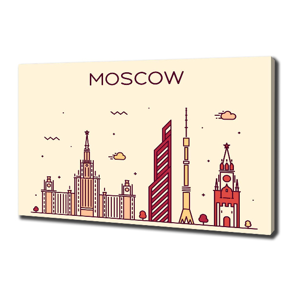 Quadro stampa su tela Edifici di Mosca