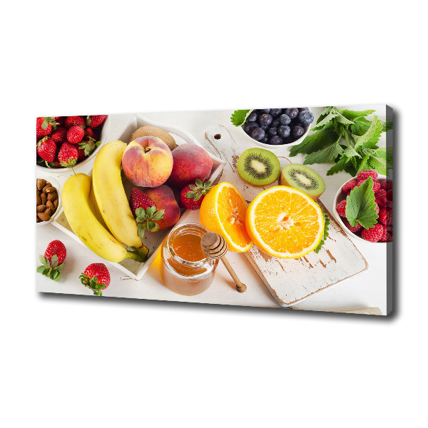 Foto quadro su tela Frutta e miele