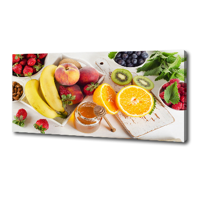 Foto quadro su tela Frutta e miele