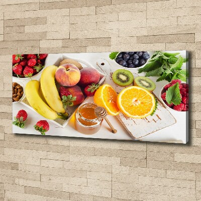 Foto quadro su tela Frutta e miele