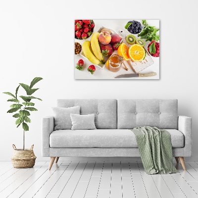 Foto quadro su tela Frutta e miele