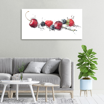 Quadro stampa su tela Frutti di bosco