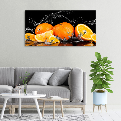 Quadro su tela Arance e acqua