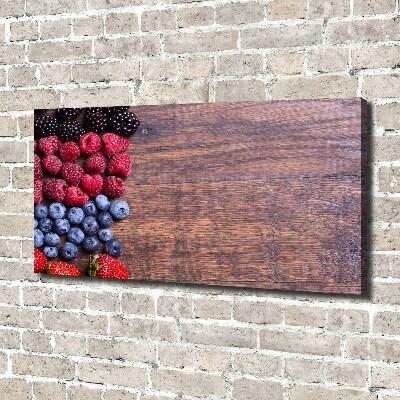 Quadro stampa su tela Frutti di bosco