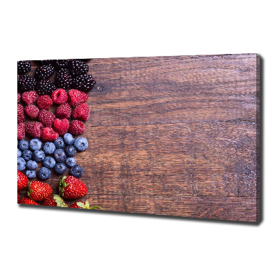 Quadro stampa su tela Frutti di bosco