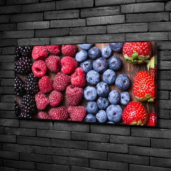 Quadro su tela Frutti di bosco