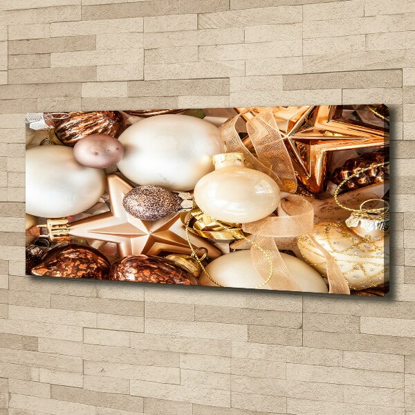 Quadro su tela Palline di Natale