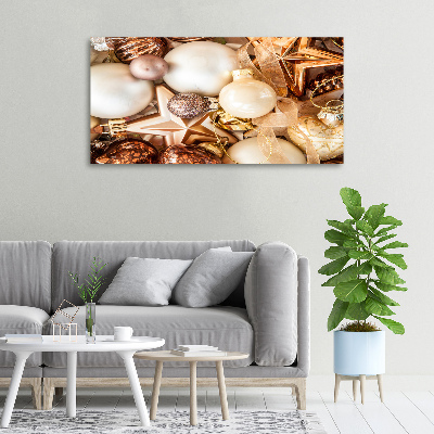 Quadro su tela Palline di Natale