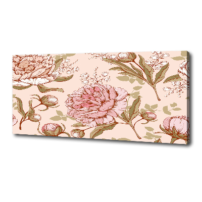 Foto quadro su tela Peonie