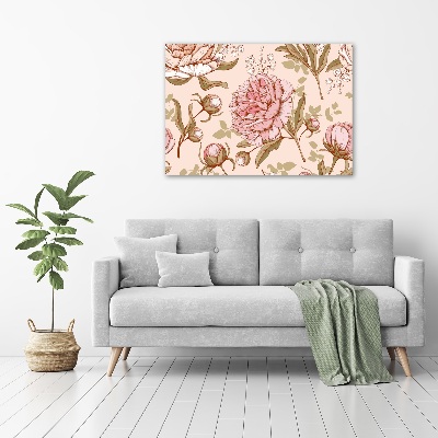 Foto quadro su tela Peonie