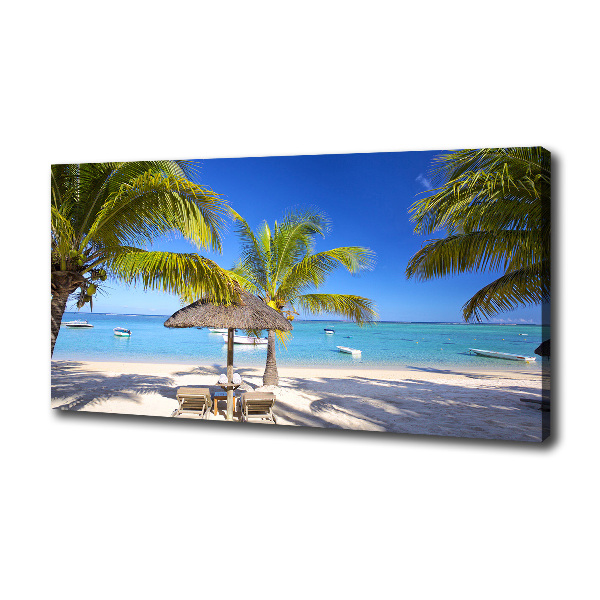 Foto quadro su tela Spiaggia di Mauritius