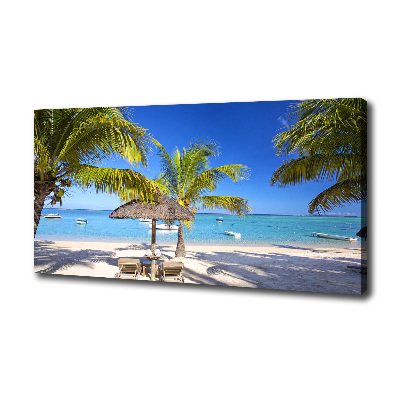 Foto quadro su tela Spiaggia di Mauritius