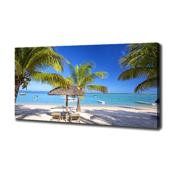 Foto quadro su tela Spiaggia di Mauritius