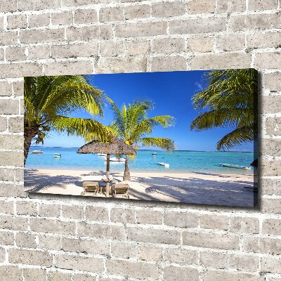 Foto quadro su tela Spiaggia di Mauritius