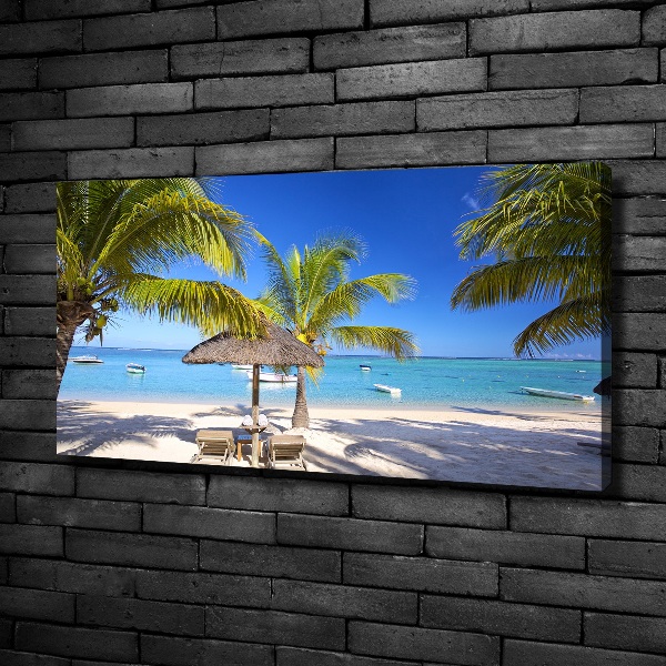 Foto quadro su tela Spiaggia di Mauritius