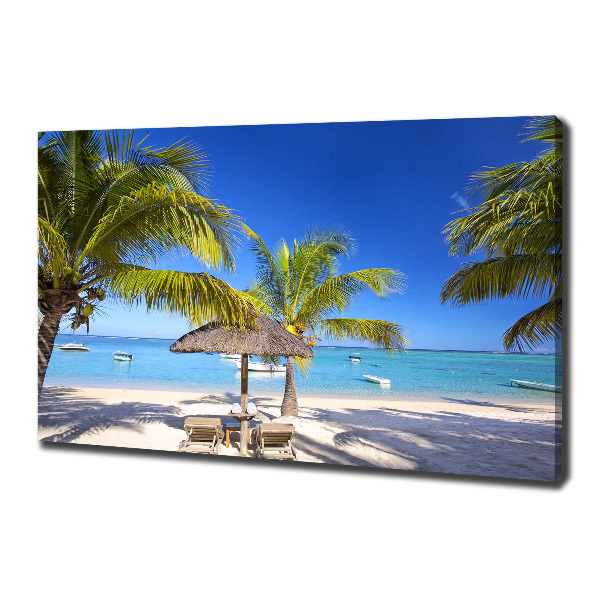 Foto quadro su tela Spiaggia di Mauritius