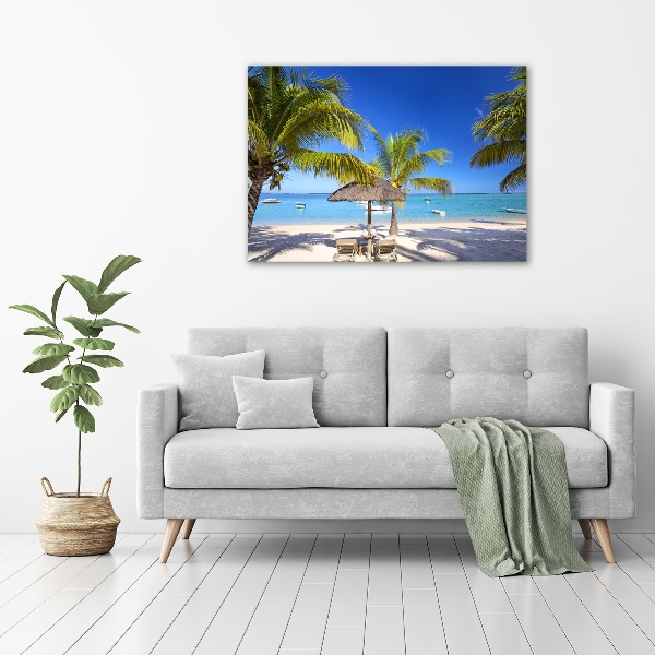 Foto quadro su tela Spiaggia di Mauritius