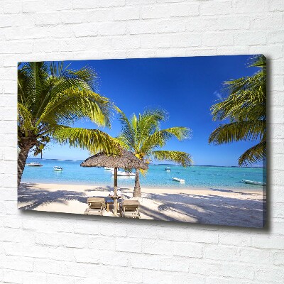Foto quadro su tela Spiaggia di Mauritius