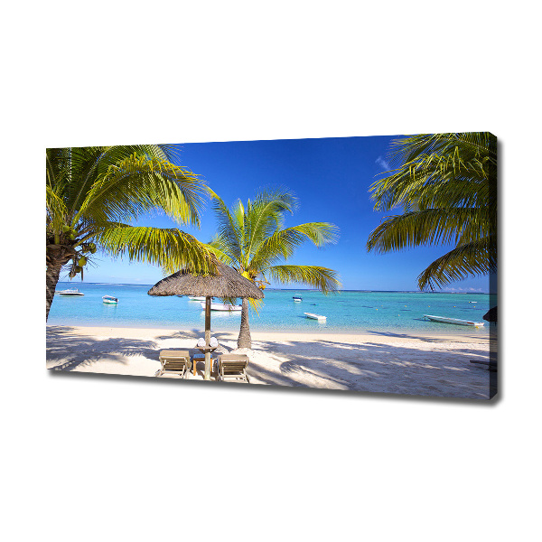 Foto quadro su tela Spiaggia di Mauritius
