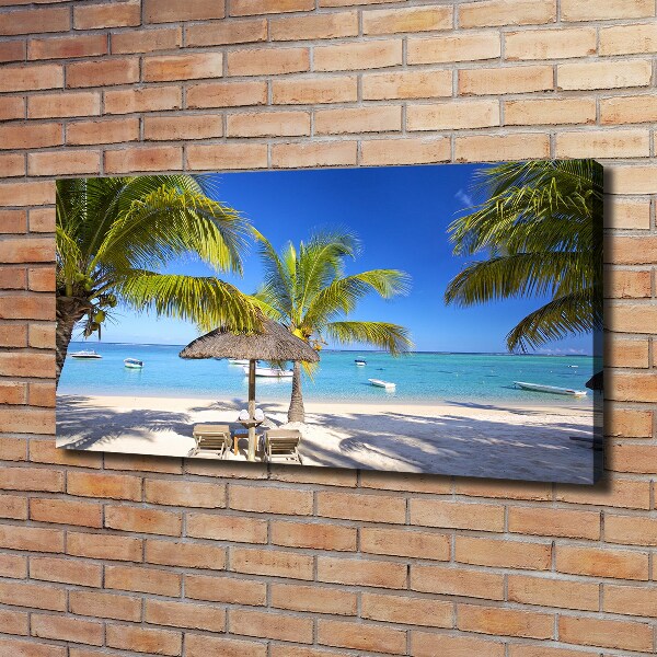 Foto quadro su tela Spiaggia di Mauritius