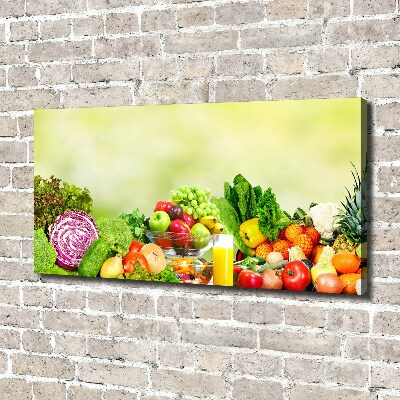 Foto quadro su tela Verdura e frutta