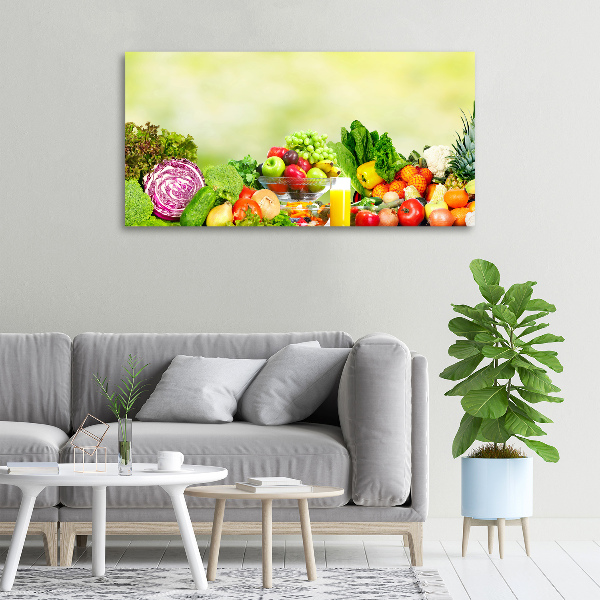 Foto quadro su tela Verdura e frutta